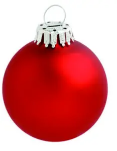 rød julekugle